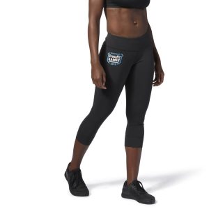 Reebok CrossFit Chase 3/4 -Games Tights Damen - Schwarz - DE 958-IME